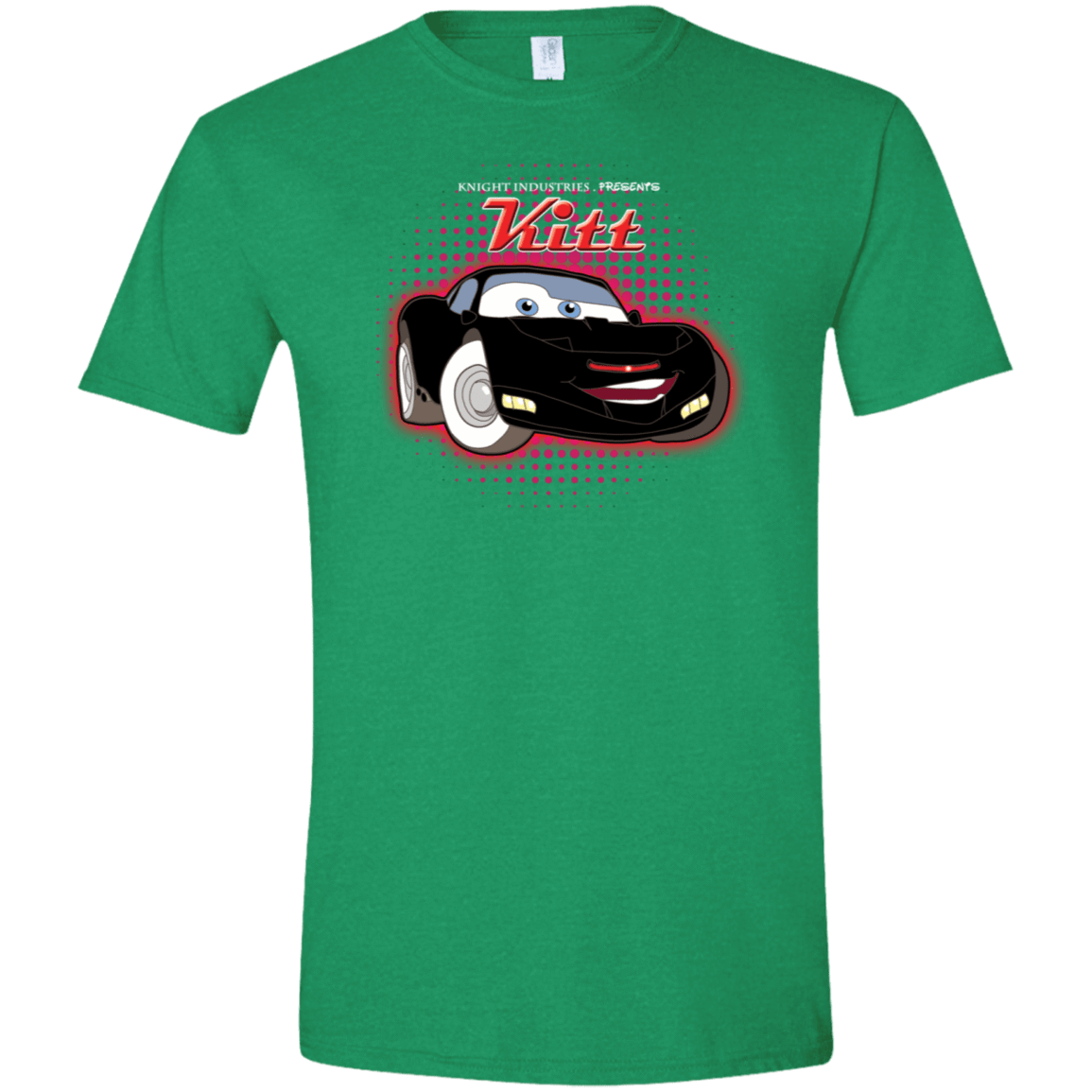T-Shirts Heather Irish Green / S KITT McQueen Men's Semi-Fitted Softstyle