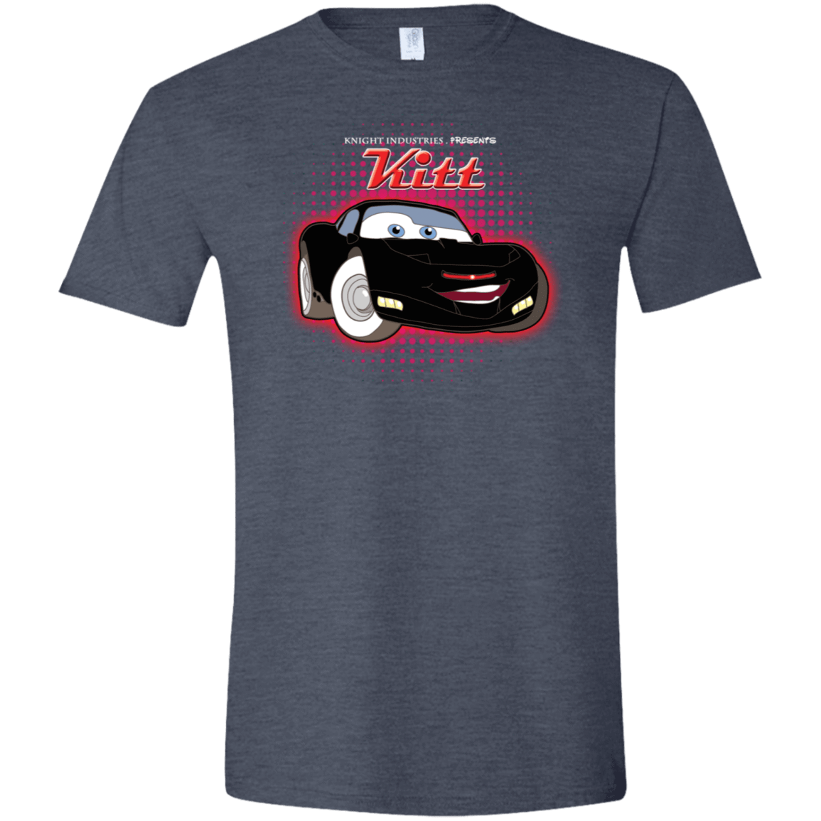 T-Shirts Heather Navy / S KITT McQueen Men's Semi-Fitted Softstyle