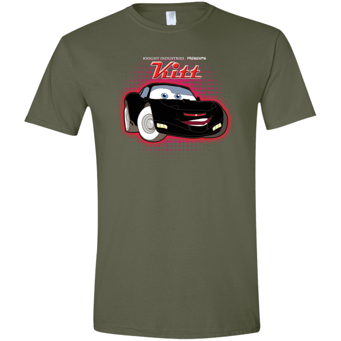 T-Shirts Military Green / S KITT McQueen Men's Semi-Fitted Softstyle