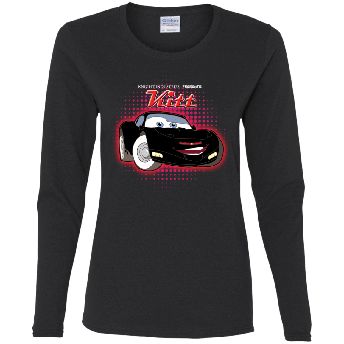 T-Shirts Black / S KITT McQueen Women's Long Sleeve T-Shirt