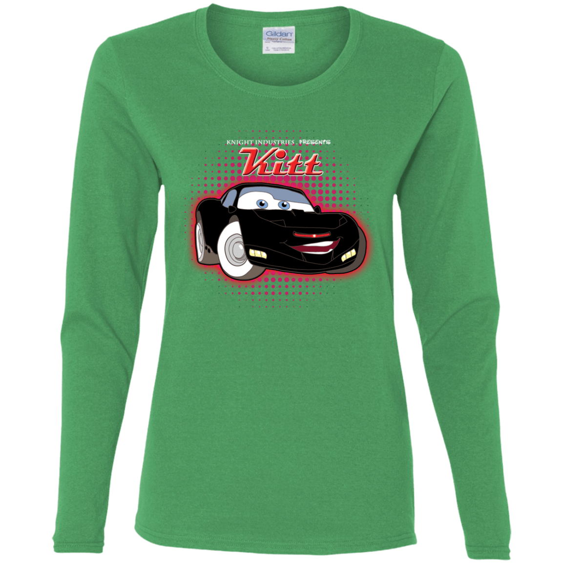 T-Shirts Irish Green / S KITT McQueen Women's Long Sleeve T-Shirt