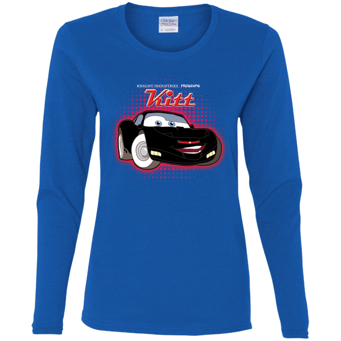 T-Shirts Royal / S KITT McQueen Women's Long Sleeve T-Shirt