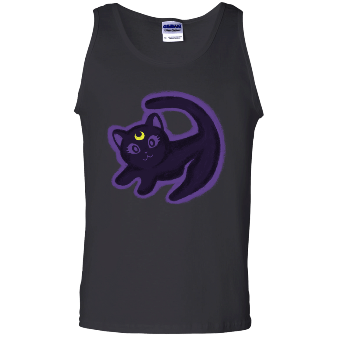 T-Shirts Black / S Kitty Queen Men's Tank Top