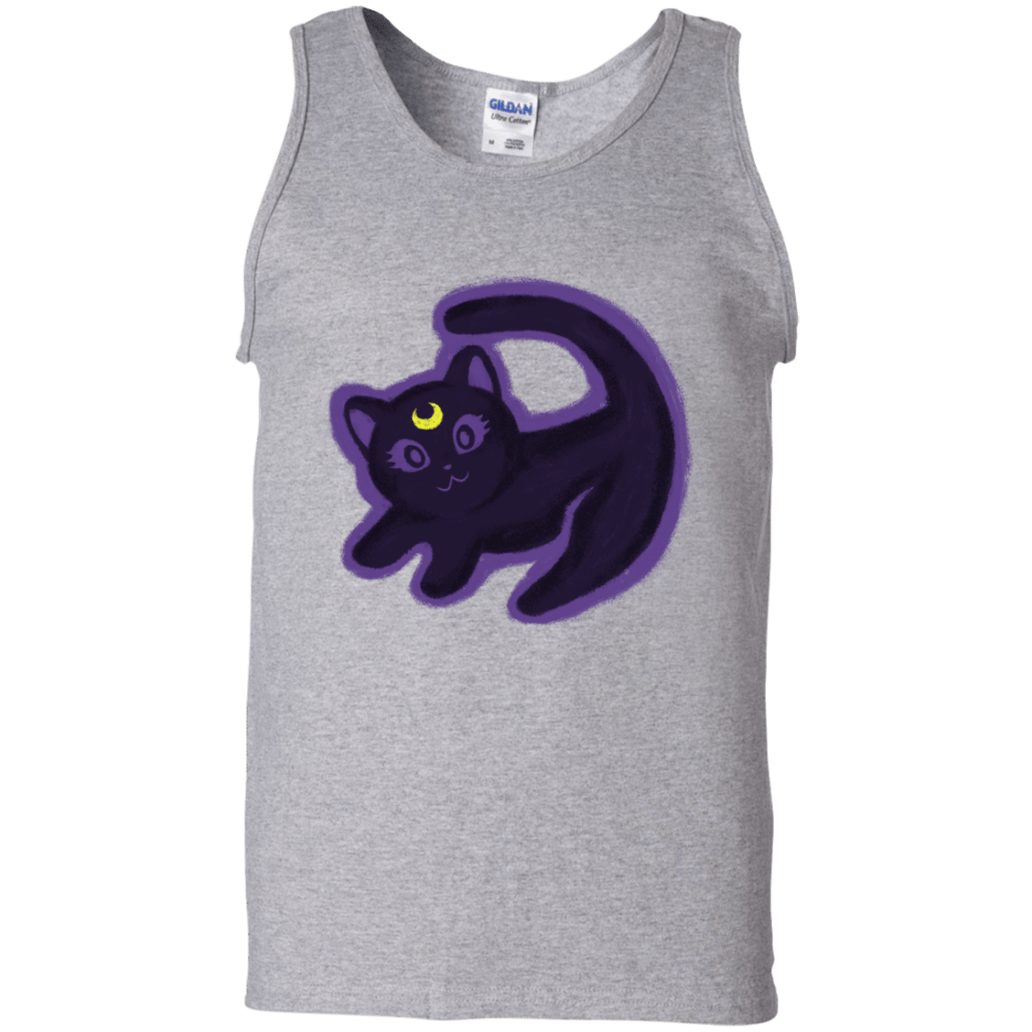 T-Shirts Sport Grey / S Kitty Queen Men's Tank Top