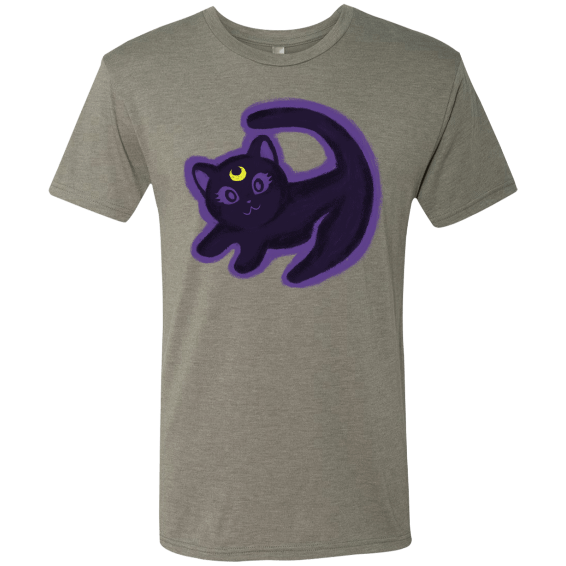 T-Shirts Venetian Grey / S Kitty Queen Men's Triblend T-Shirt