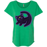 T-Shirts Envy / X-Small Kitty Queen Triblend Dolman Sleeve