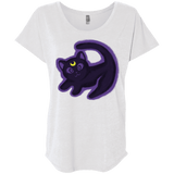 T-Shirts Heather White / X-Small Kitty Queen Triblend Dolman Sleeve