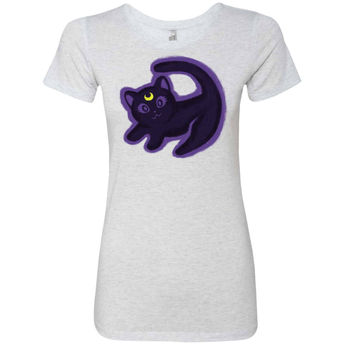 T-Shirts Heather White / S Kitty Queen Women's Triblend T-Shirt