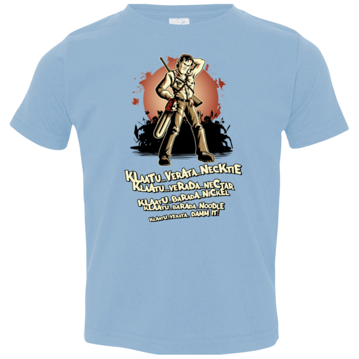 T-Shirts Light Blue / 2T Klaatu Barada Nikto Toddler Premium T-Shirt