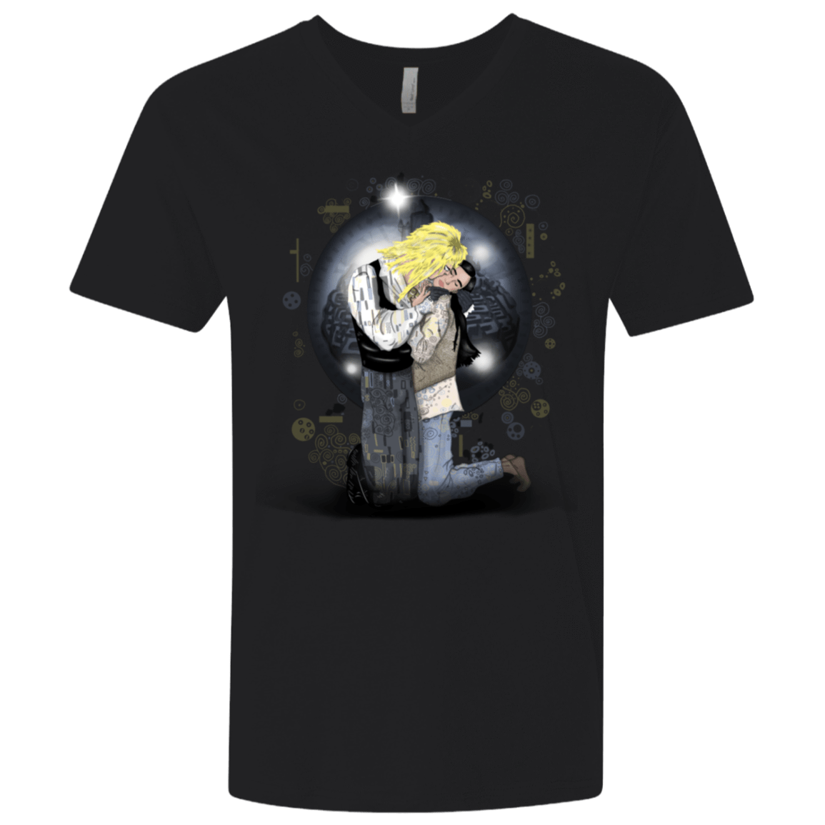 T-Shirts Black / X-Small Klimt Jareth Men's Premium V-Neck