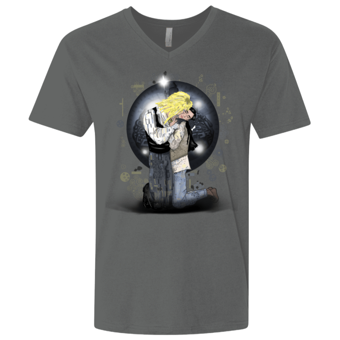 T-Shirts Heavy Metal / X-Small Klimt Jareth Men's Premium V-Neck