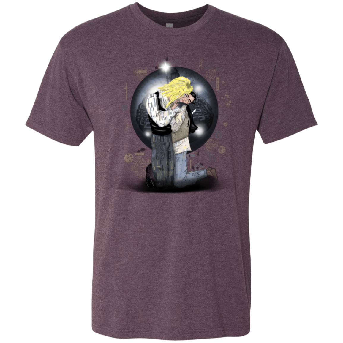 T-Shirts Vintage Purple / S Klimt Jareth Men's Triblend T-Shirt