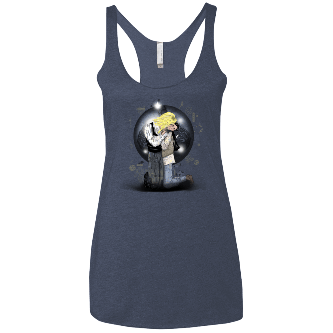 T-Shirts Vintage Navy / X-Small Klimt Jareth Women's Triblend Racerback Tank