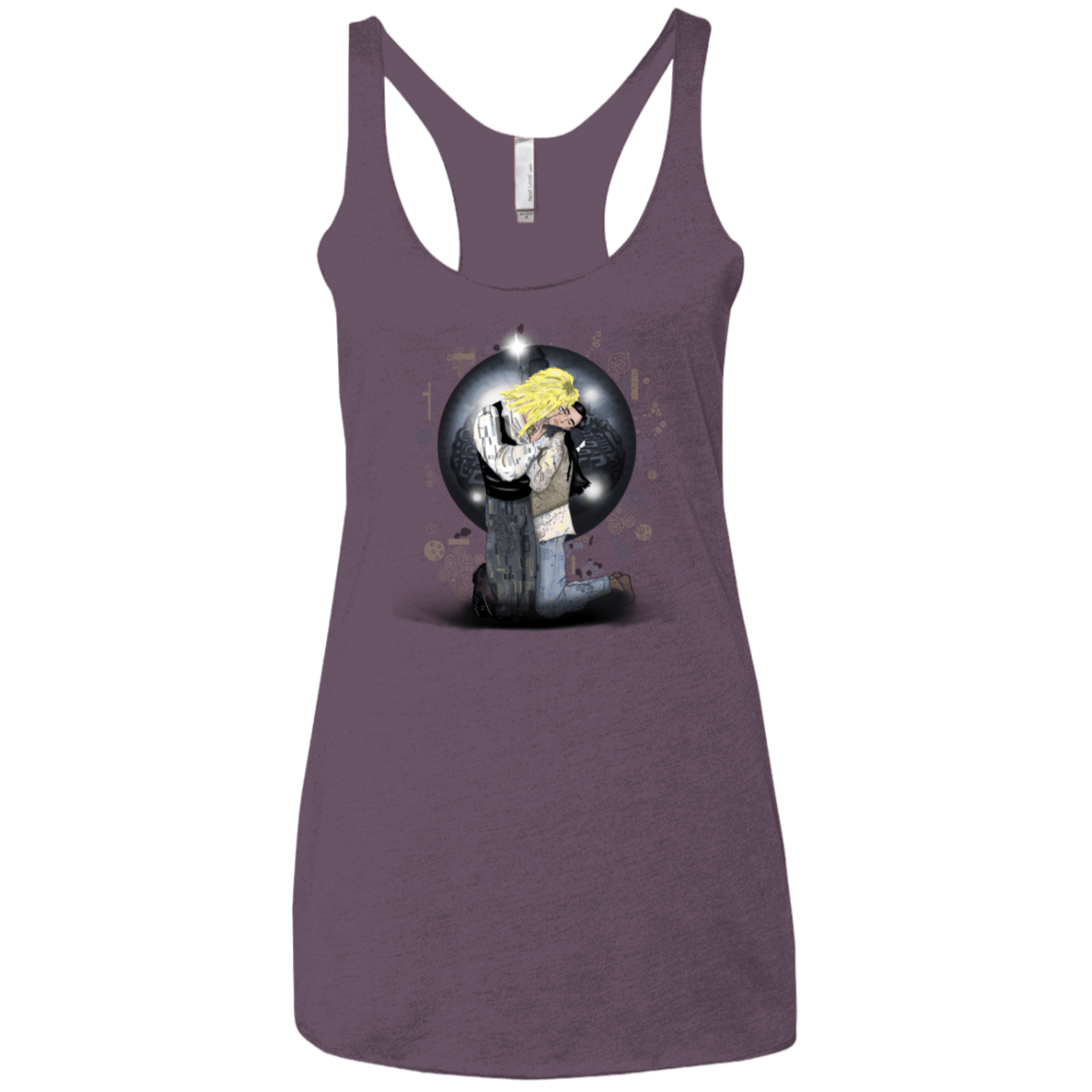 T-Shirts Vintage Purple / X-Small Klimt Jareth Women's Triblend Racerback Tank