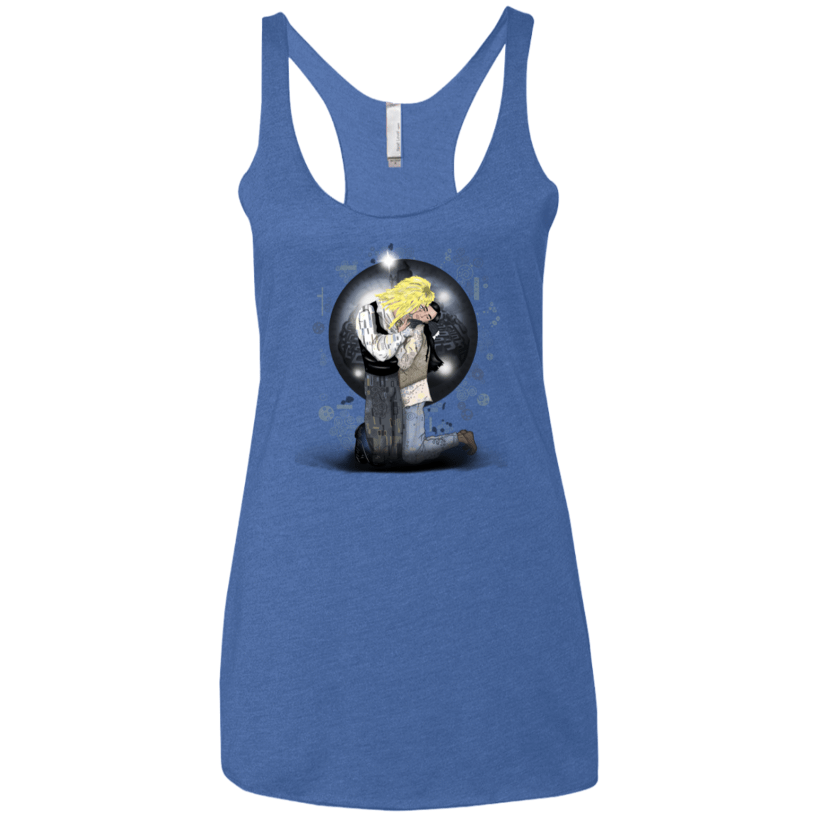 T-Shirts Vintage Royal / X-Small Klimt Jareth Women's Triblend Racerback Tank