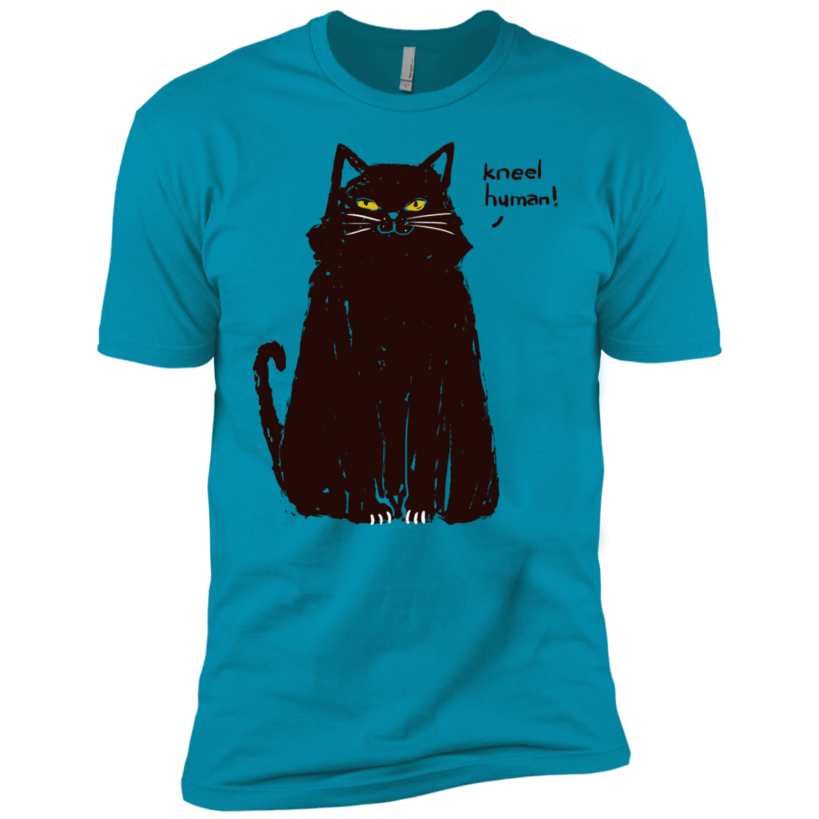 T-Shirts Turquoise / YXS Kneel Human! Boys Premium T-Shirt