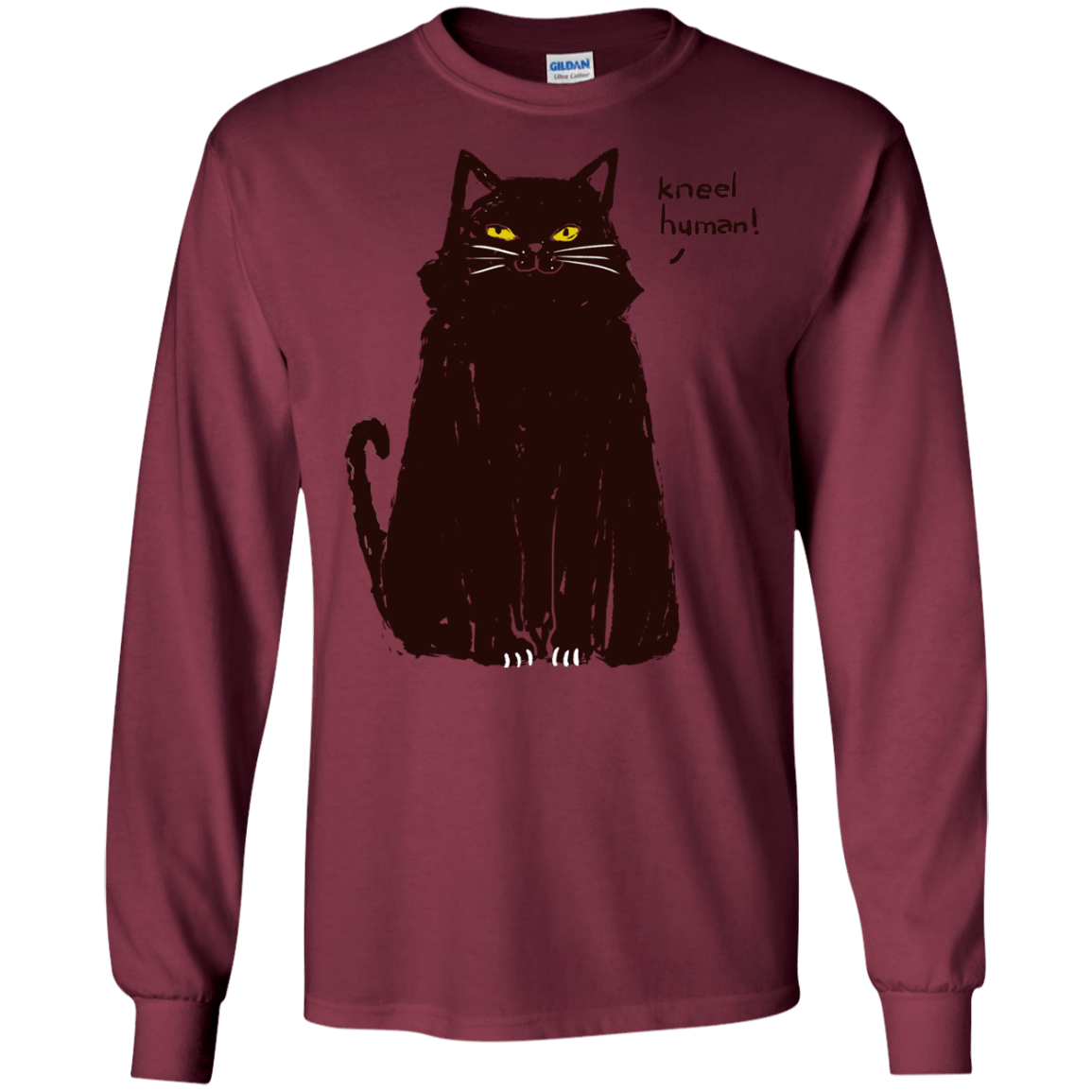 Kneel Human! Men's Long Sleeve T-Shirt