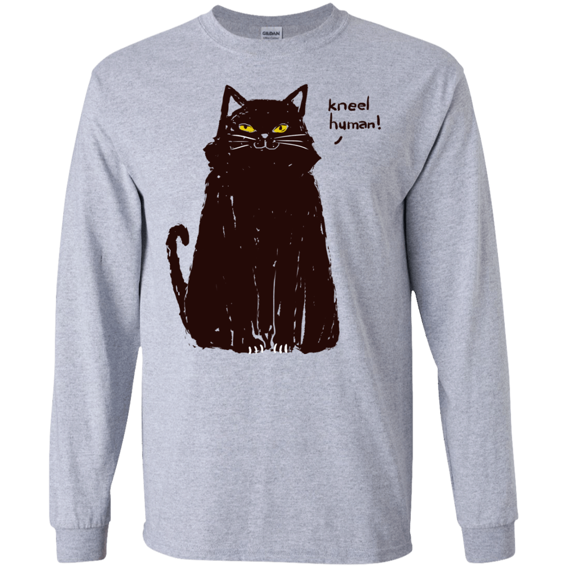 Kneel Human! Men's Long Sleeve T-Shirt