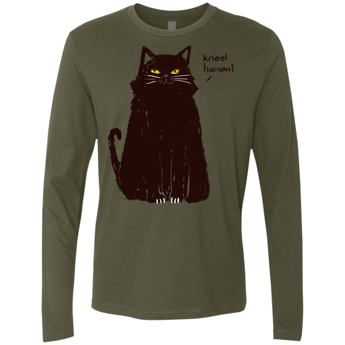 Kneel Human! Men's Premium Long Sleeve