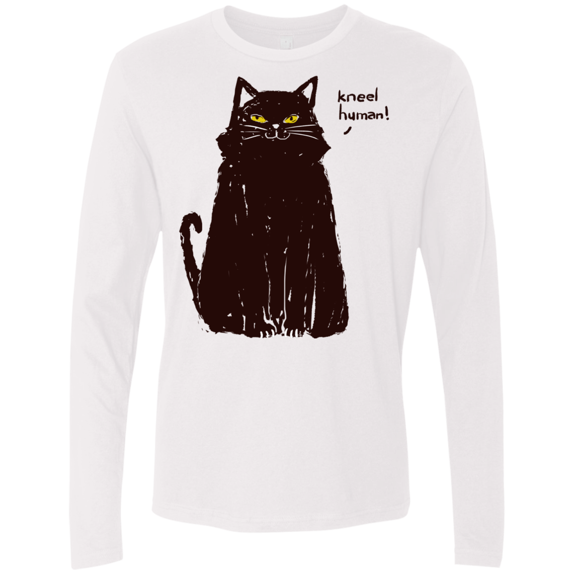 Kneel Human! Men's Premium Long Sleeve
