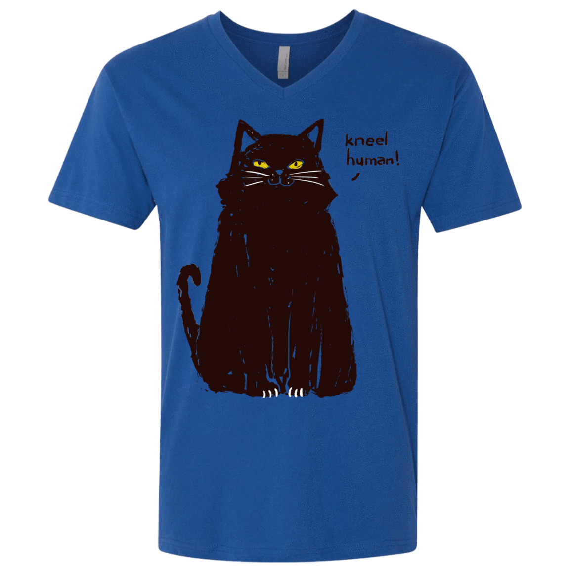 T-Shirts Royal / X-Small Kneel Human! Men's Premium V-Neck