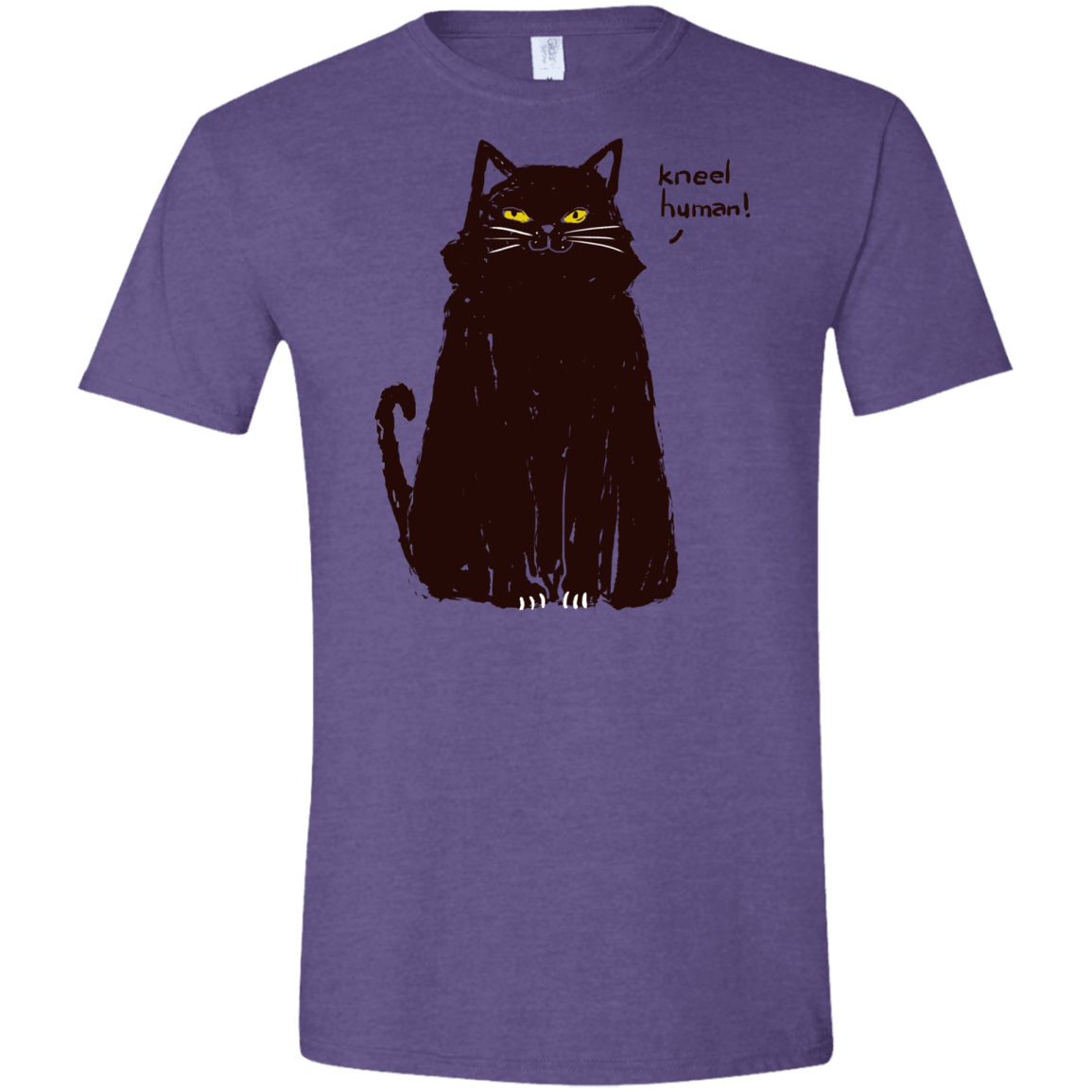 Kneel Human! Men's Semi-Fitted Softstyle