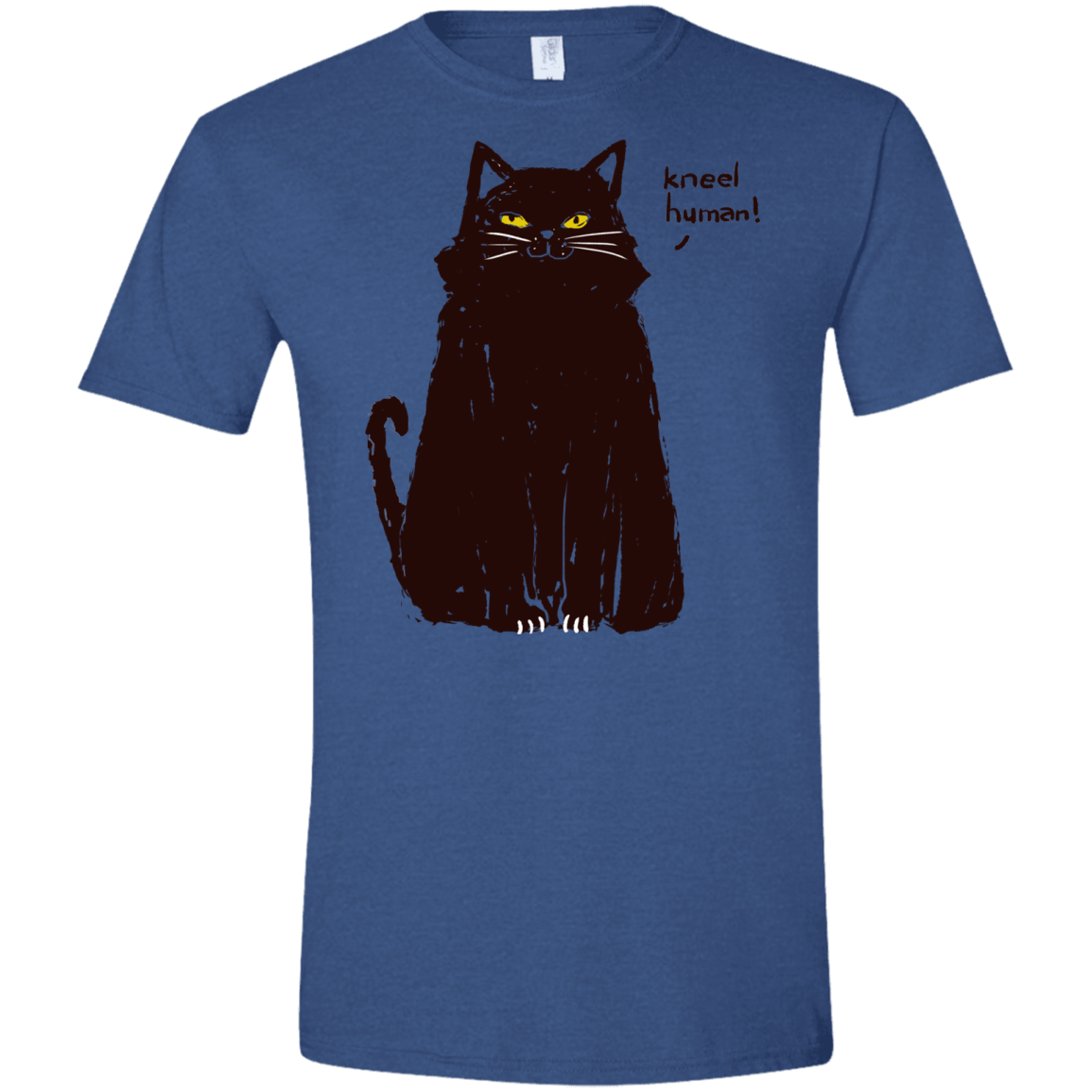 Kneel Human! Men's Semi-Fitted Softstyle