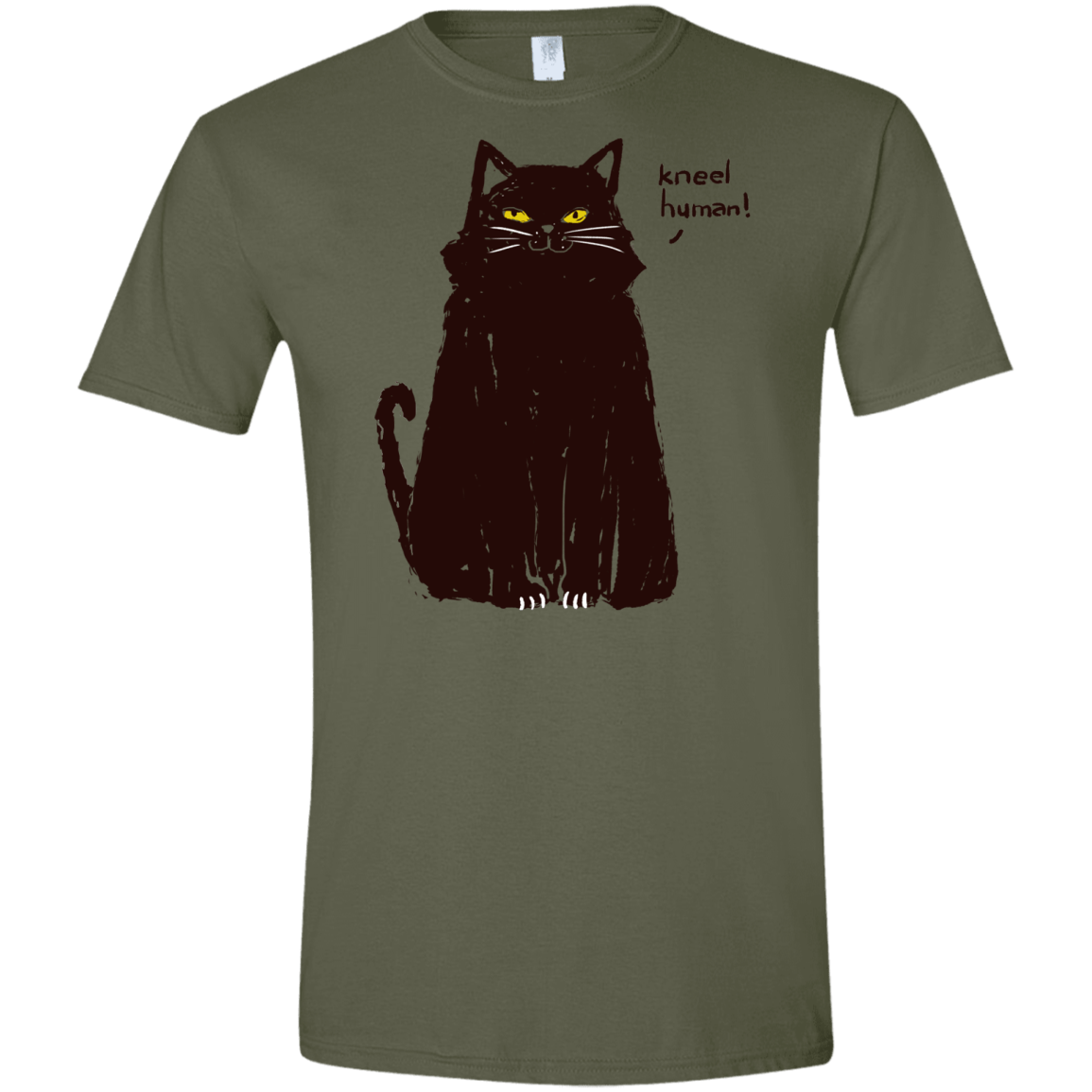 Kneel Human! Men's Semi-Fitted Softstyle