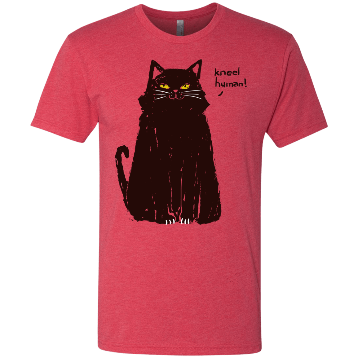T-Shirts Vintage Red / S Kneel Human! Men's Triblend T-Shirt