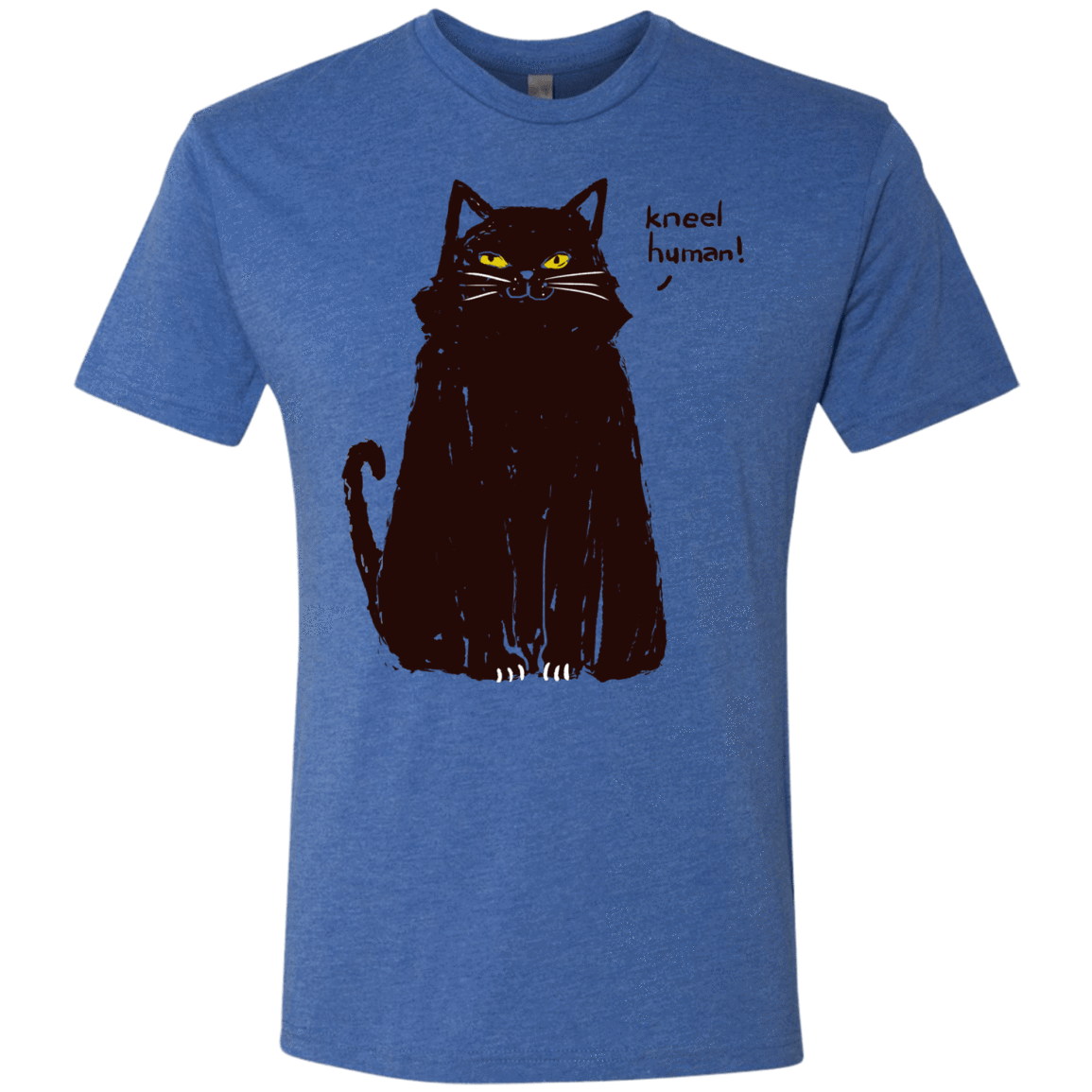 T-Shirts Vintage Royal / S Kneel Human! Men's Triblend T-Shirt