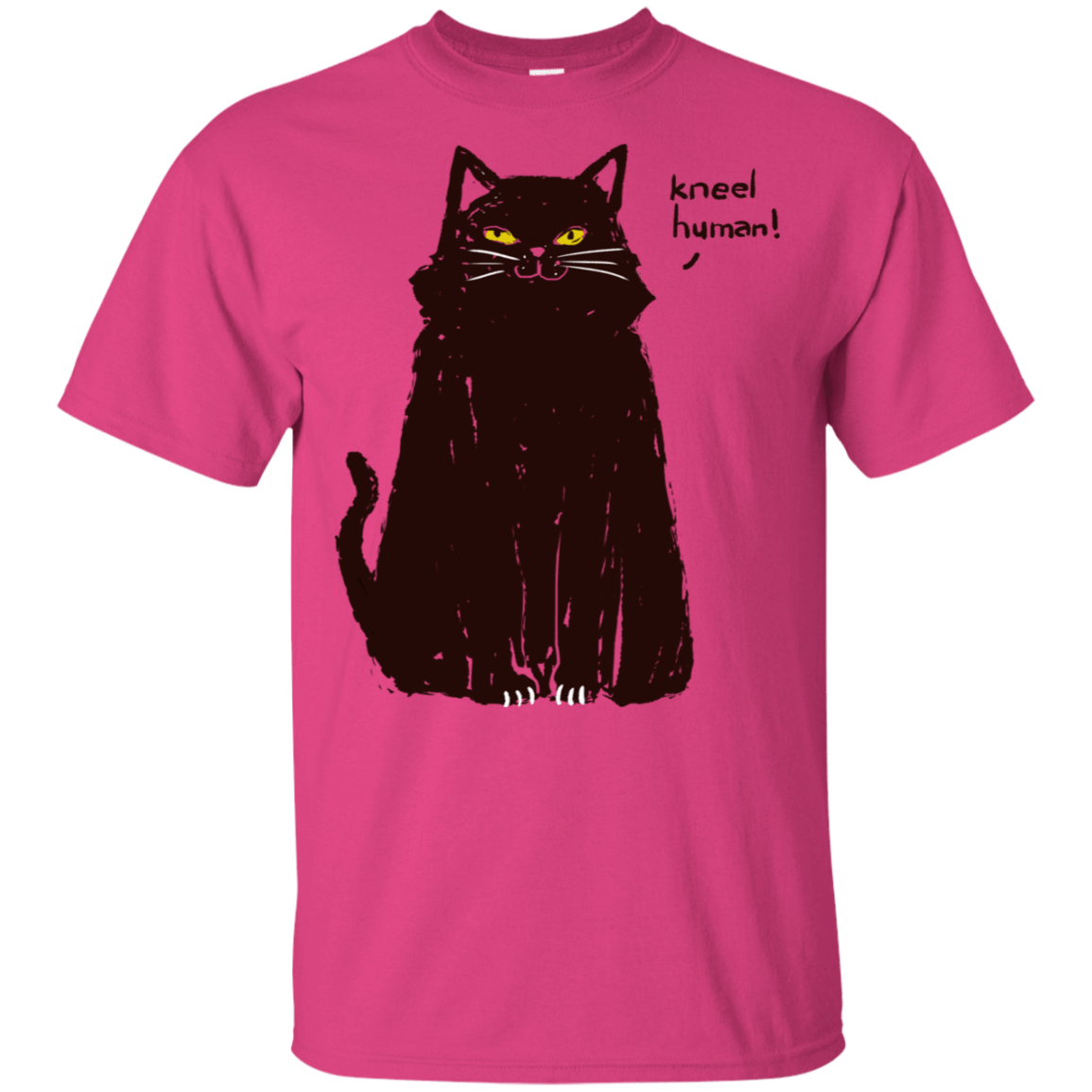 T-Shirts Heliconia / S kneel human! T-Shirt