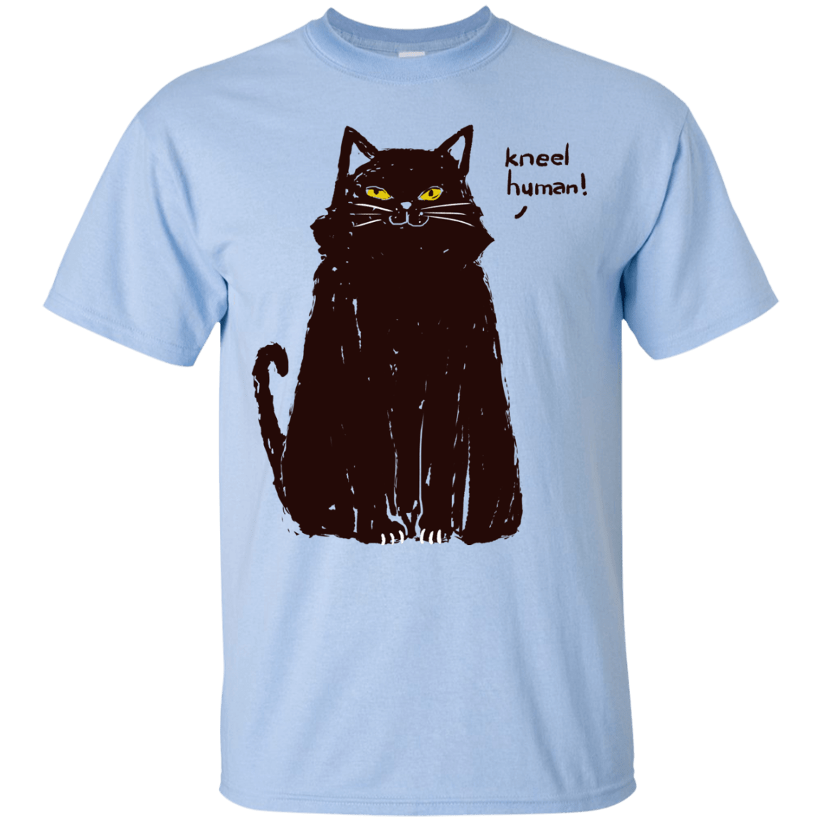 T-Shirts Light Blue / S Kneel Human! T-Shirt