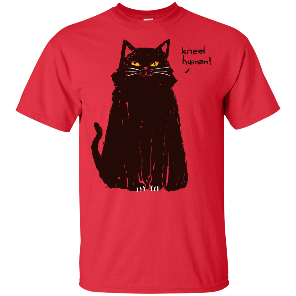 T-Shirts Red / S kneel human! T-Shirt