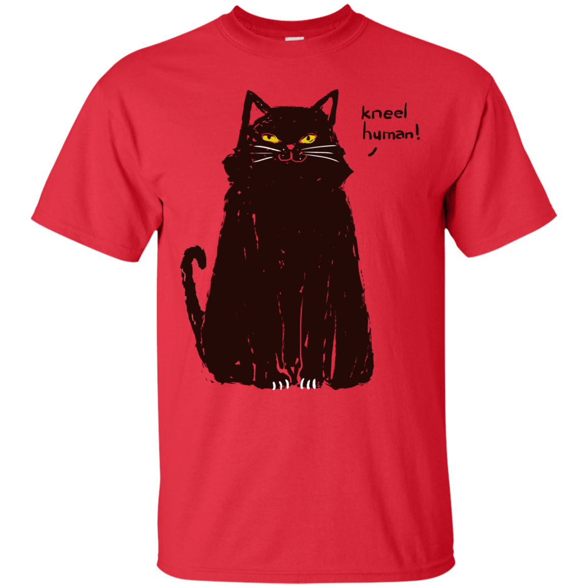 T-Shirts Red / S Kneel Human! T-Shirt