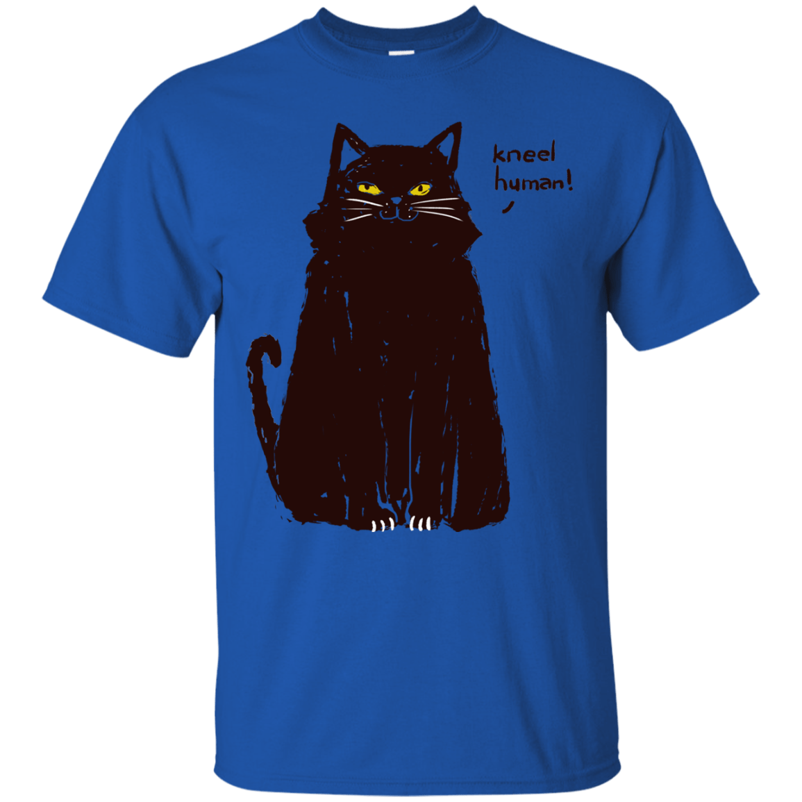 T-Shirts Royal / S Kneel Human! T-Shirt