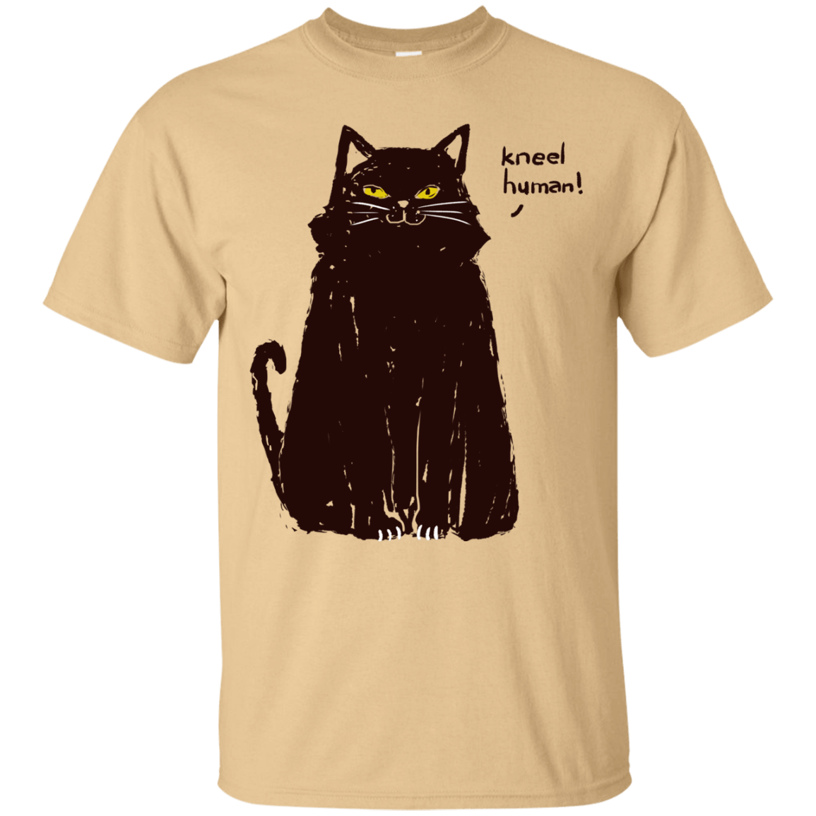 T-Shirts Vegas Gold / S Kneel Human! T-Shirt