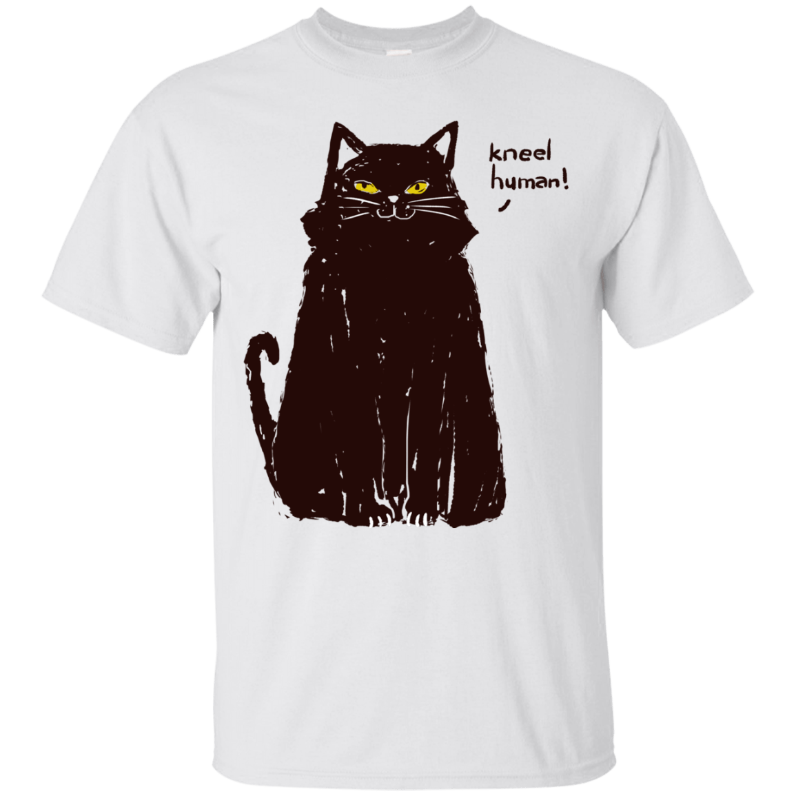 T-Shirts White / S Kneel Human! T-Shirt