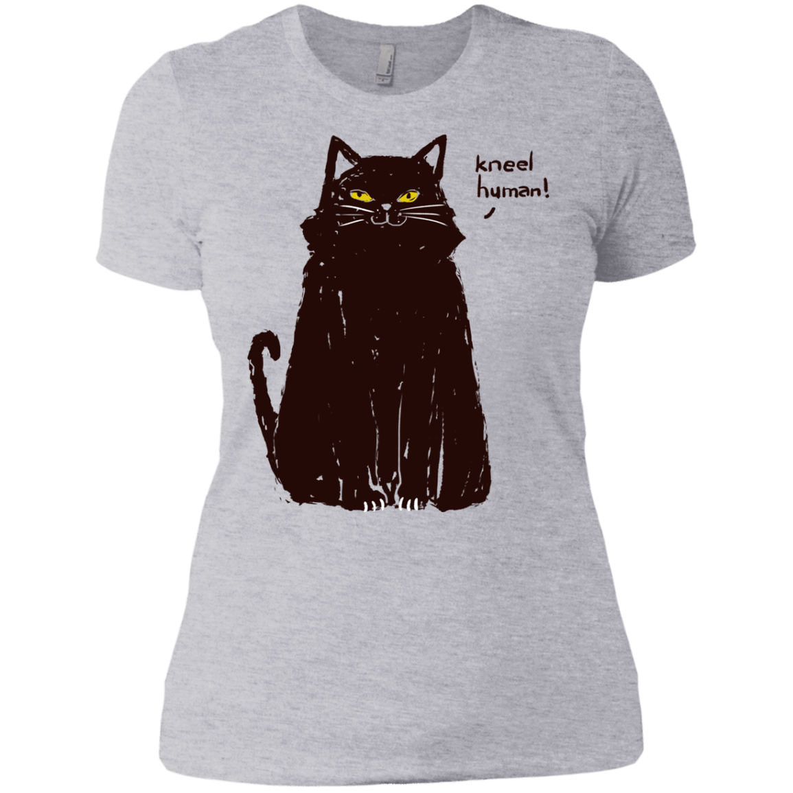 T-Shirts Heather Grey / X-Small Kneel Human! Women's Premium T-Shirt