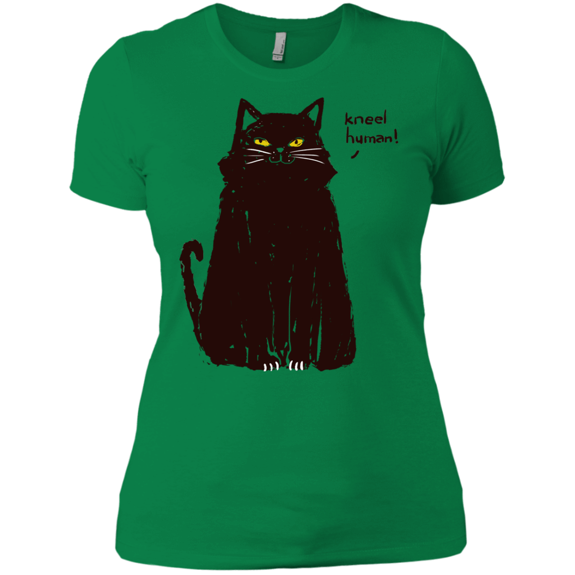 T-Shirts Kelly Green / X-Small Kneel Human! Women's Premium T-Shirt