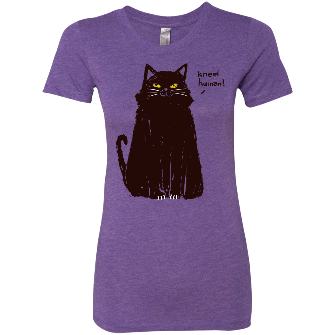 T-Shirts Purple Rush / S Kneel Human! Women's Triblend T-Shirt