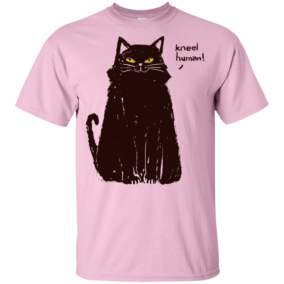 T-Shirts Light Pink / YXS Kneel Human! Youth T-Shirt