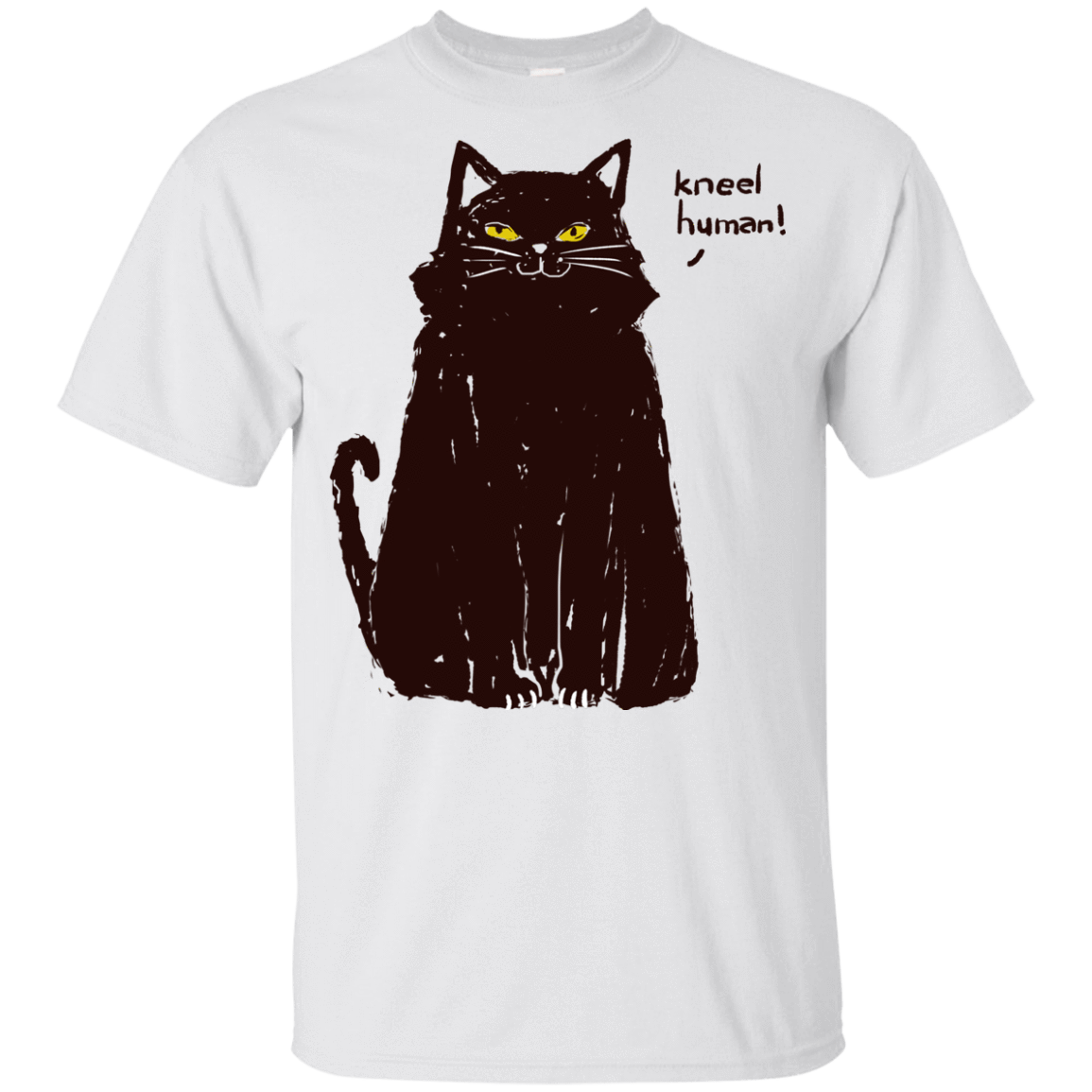 T-Shirts White / YXS Kneel Human! Youth T-Shirt