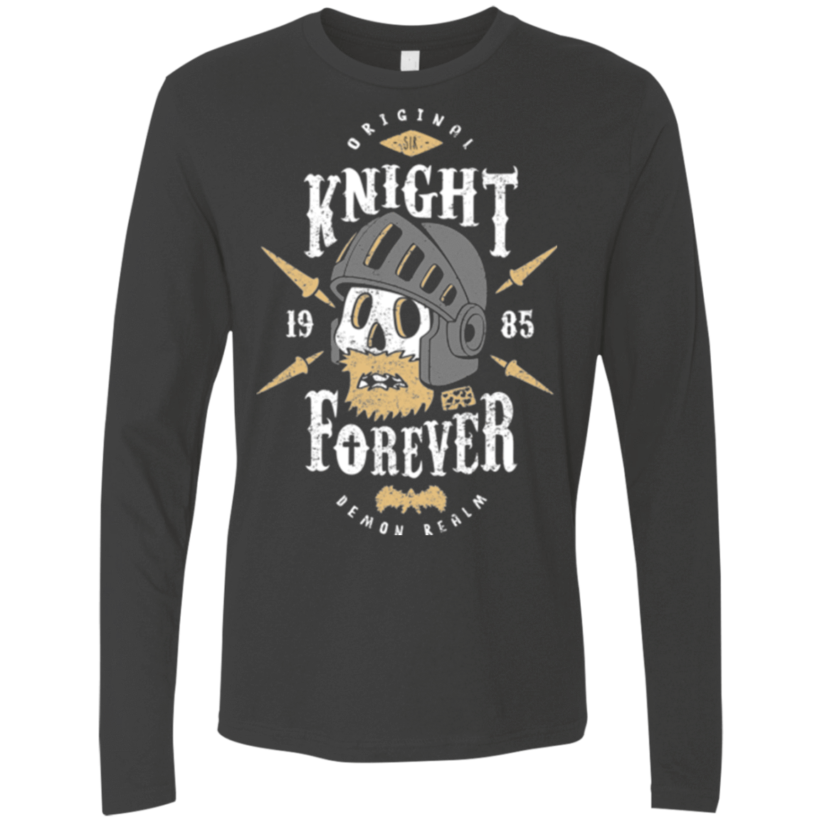T-Shirts Heavy Metal / Small Knight Forever Men's Premium Long Sleeve