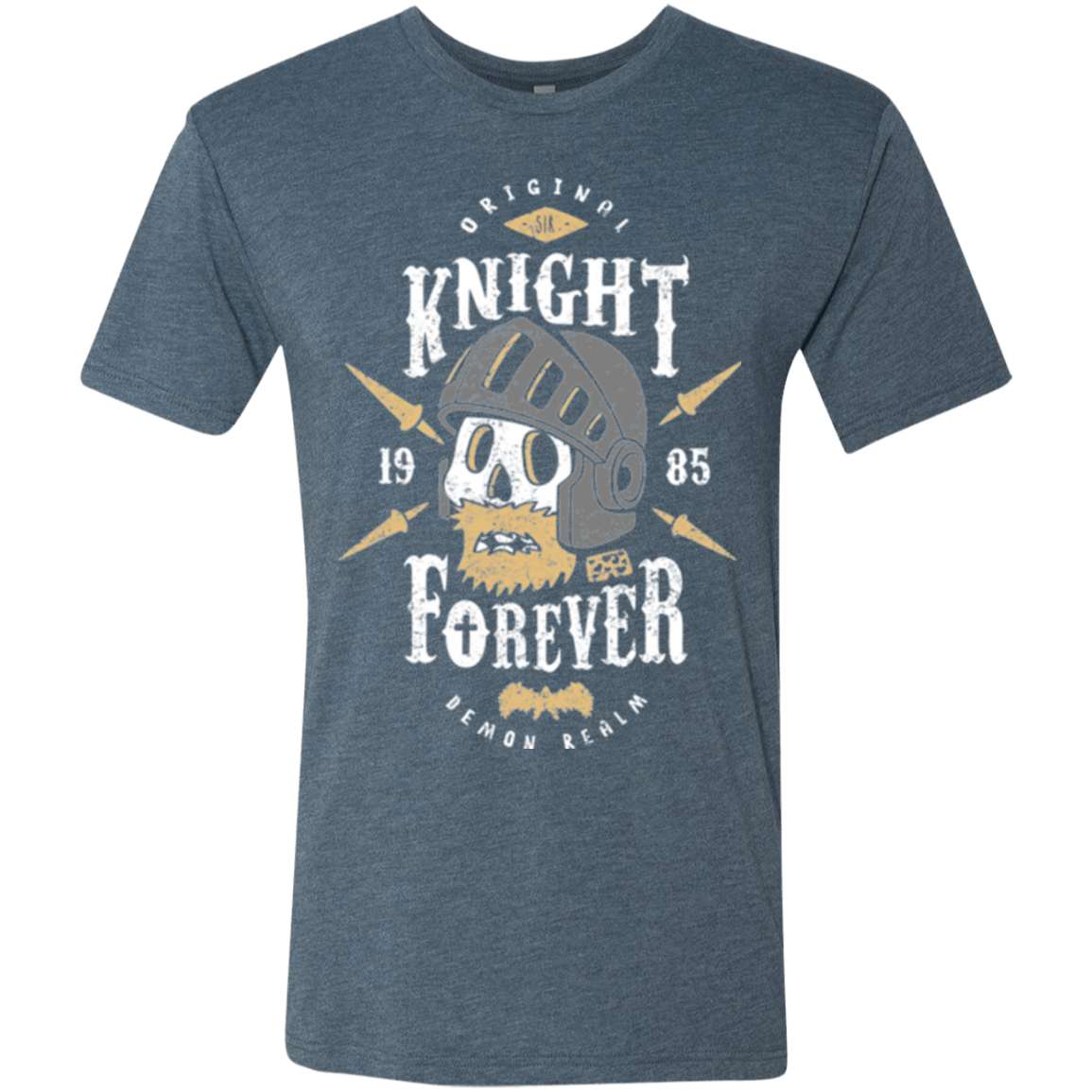 T-Shirts Indigo / Small Knight Forever Men's Triblend T-Shirt