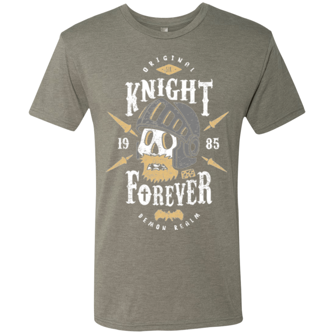 T-Shirts Venetian Grey / Small Knight Forever Men's Triblend T-Shirt