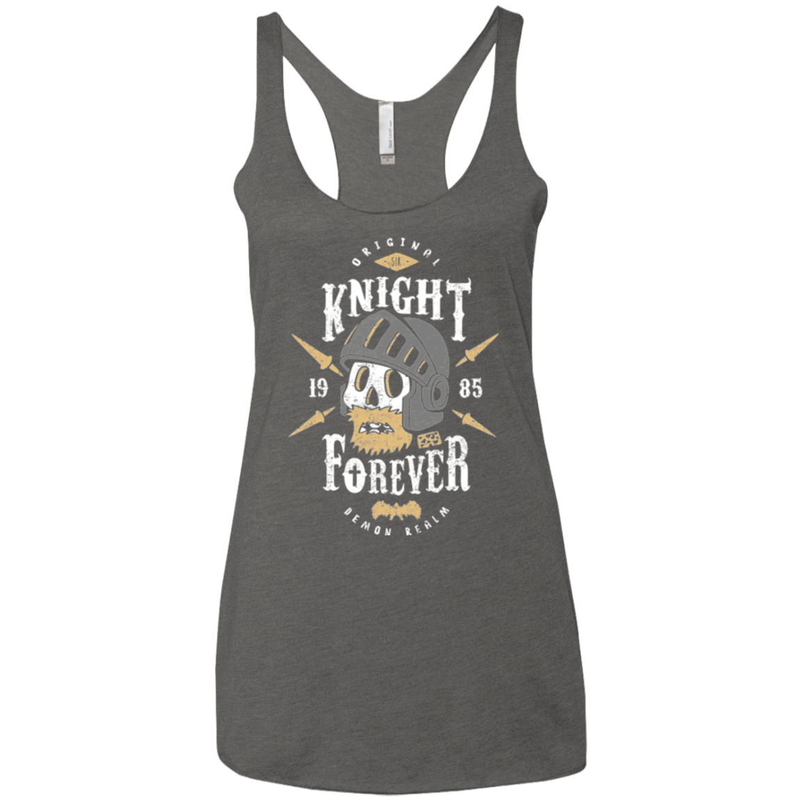 T-Shirts Premium Heather / X-Small Knight Forever Women's Triblend Racerback Tank