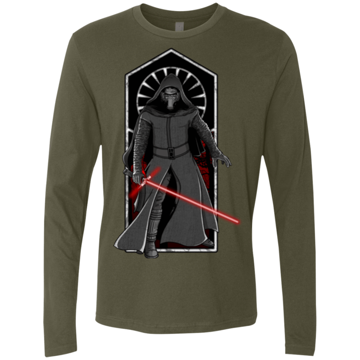 T-Shirts Military Green / S Knight of Ren Men's Premium Long Sleeve