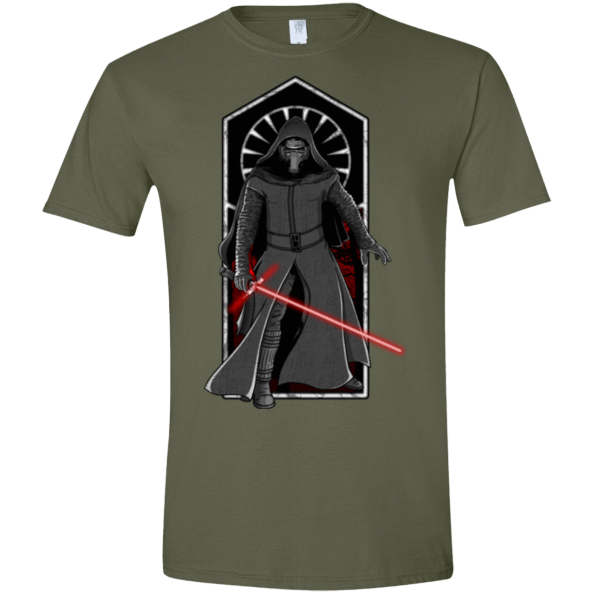 T-Shirts Military Green / S Knight of Ren Men's Semi-Fitted Softstyle