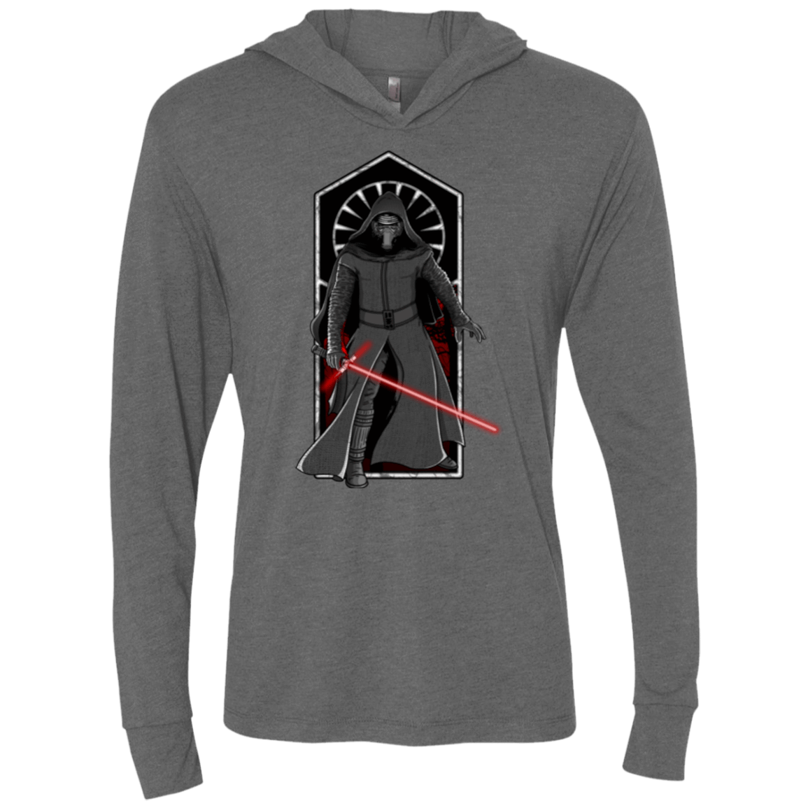 T-Shirts Premium Heather / X-Small Knight of Ren Triblend Long Sleeve Hoodie Tee