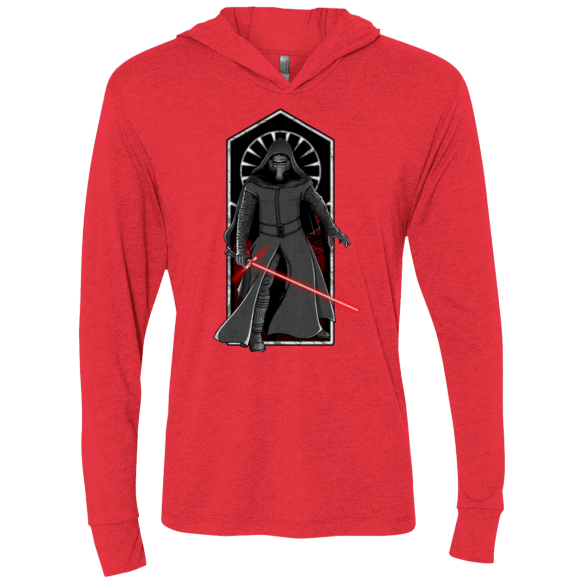 T-Shirts Vintage Red / X-Small Knight of Ren Triblend Long Sleeve Hoodie Tee